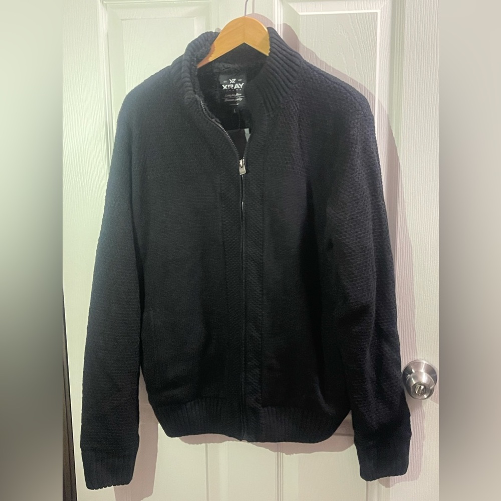XRay jeans mens size L premium quality zip up sweater